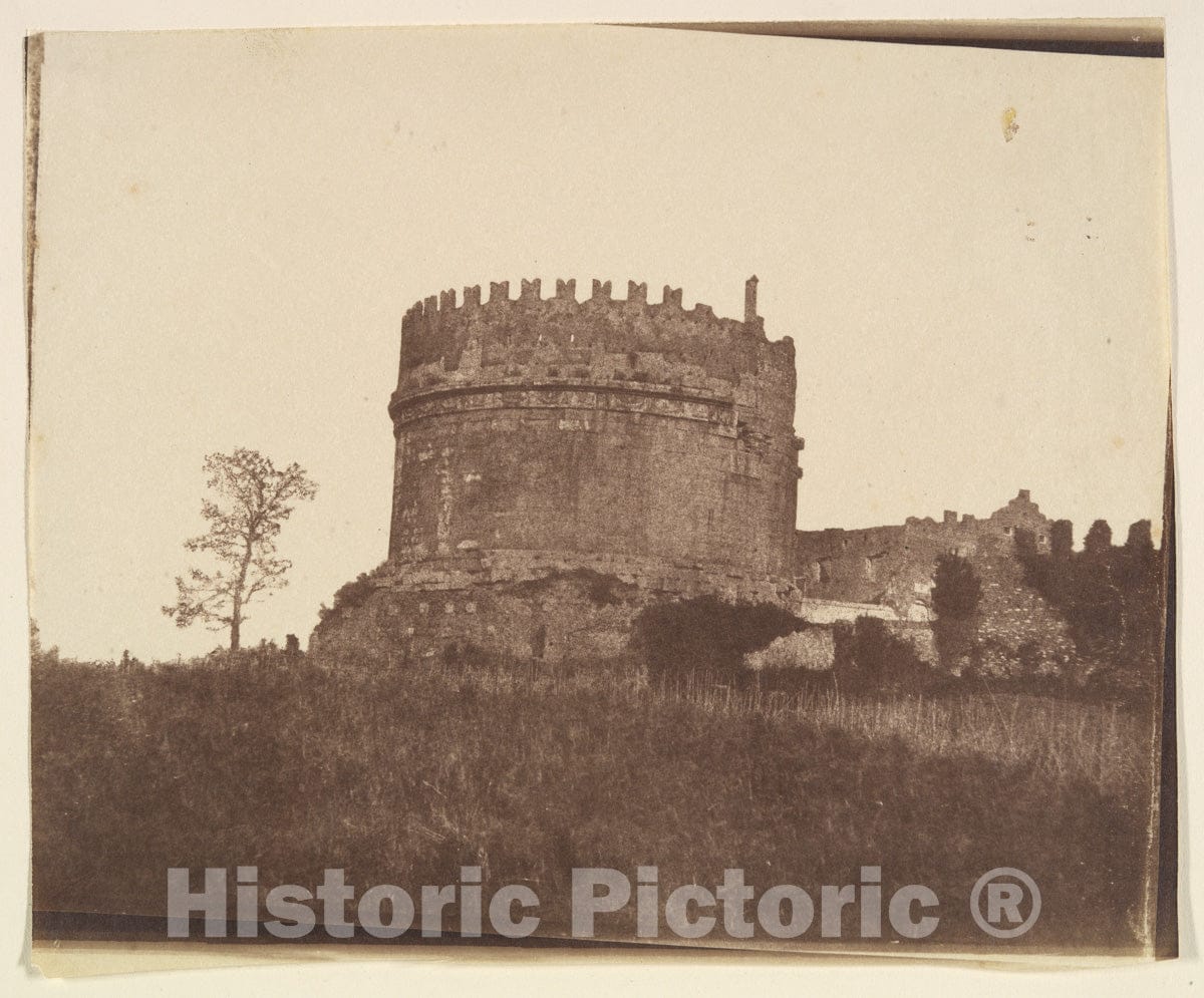 Photo Print : Tomb of Cecilia Metella, Rome : Vintage Wall Art