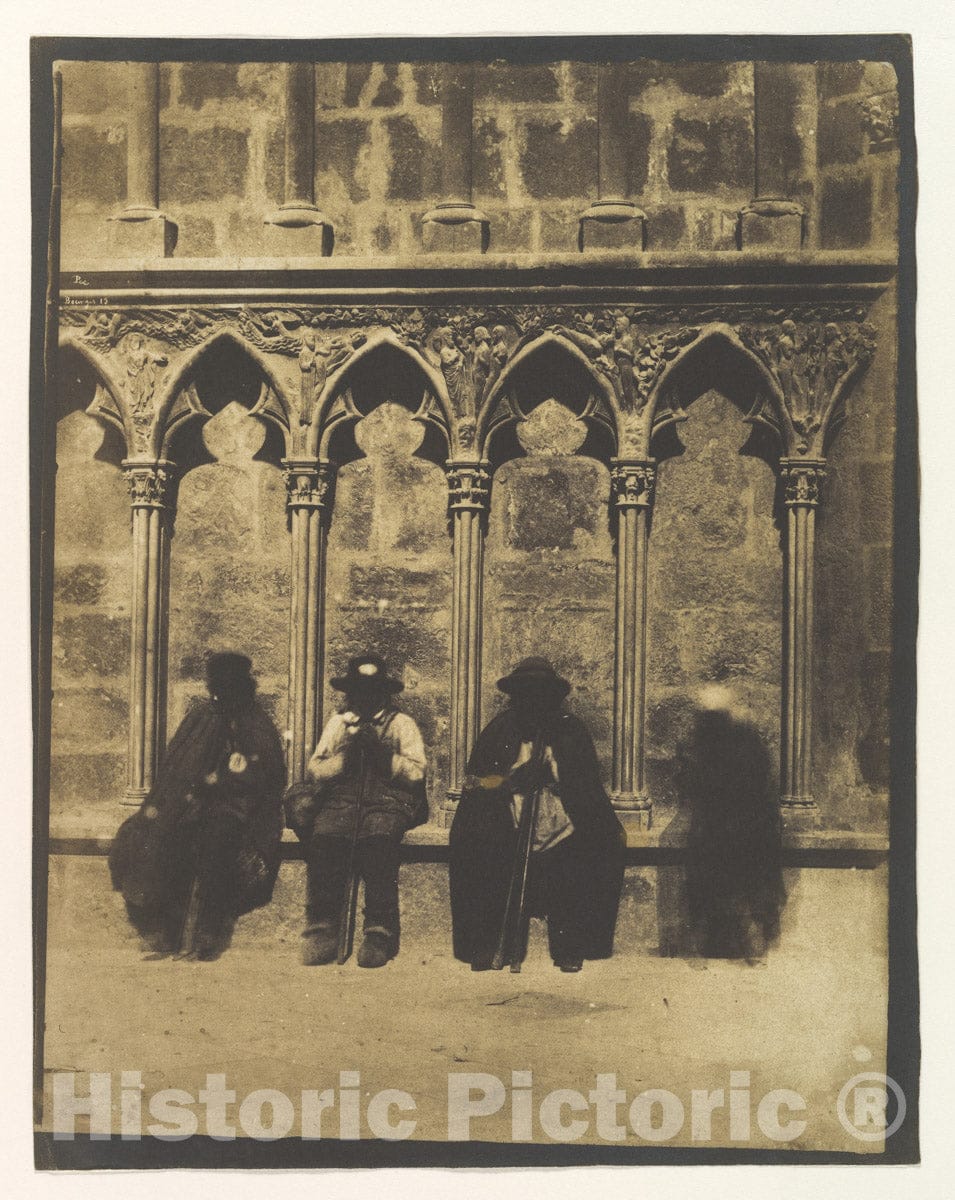 Photo Print : Pierre Emile Joseph Pécarrère - Bourges : Vintage Wall Art