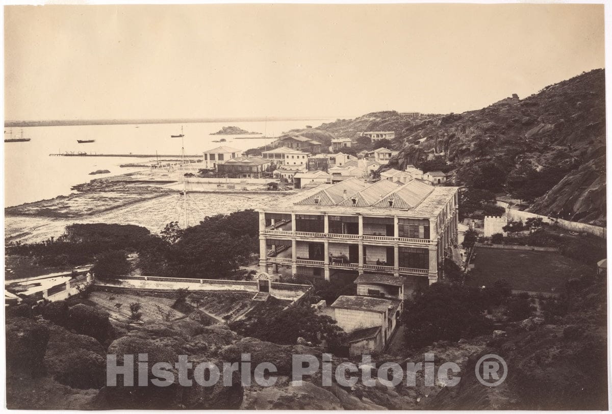 Photo Print : John Thomson - View on RAK-Chui Opposite Swatow 3 : Vintage Wall Art