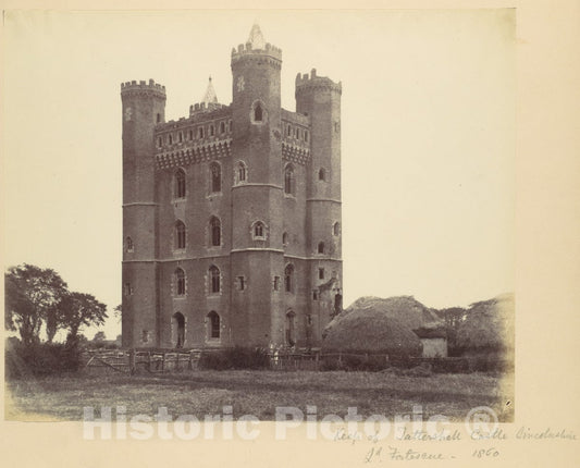 Photo Print : Alfred Capel Cure - Keep of Tattershall Castle, Lincolnshire - 2nd Fortescue : Vintage Wall Art