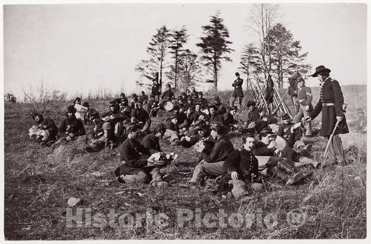 Photo Print : Formerly Mathew B. Brady - Co. B, 170th New York Volunteers : Vintage Wall Art
