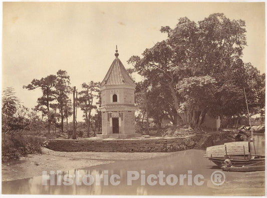 Photo Print : John Thomson - Garden, Canton : Vintage Wall Art