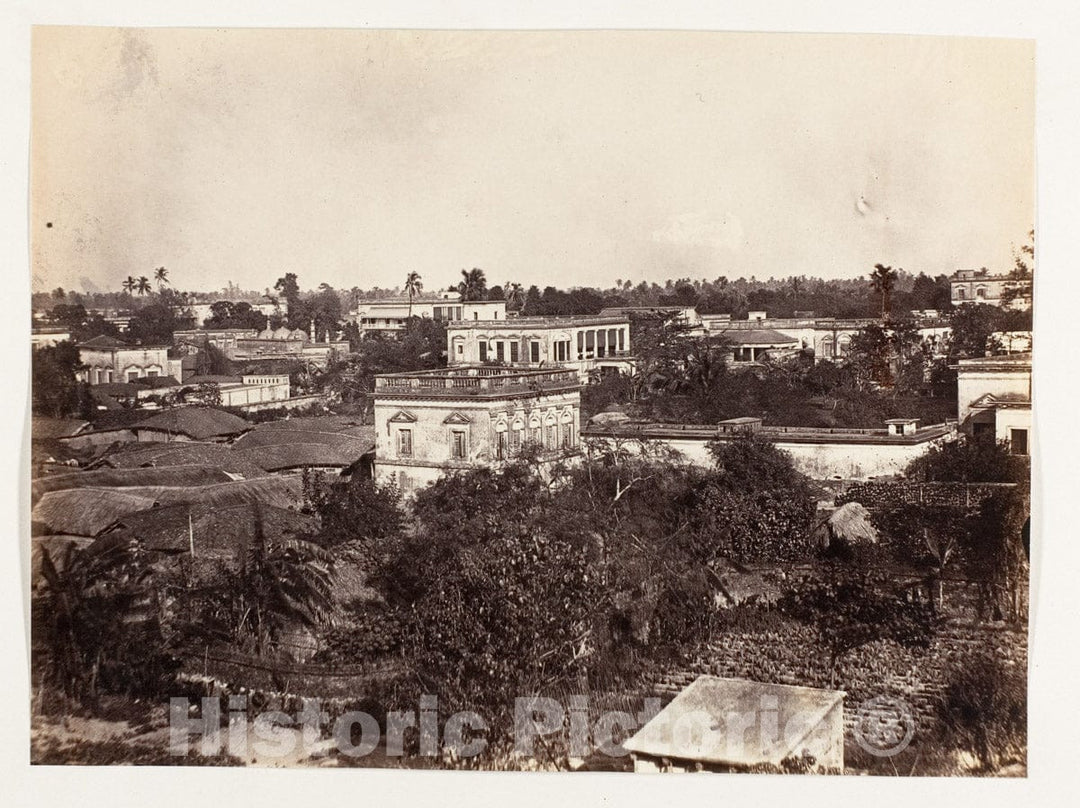 Photo Print : View in Calcutta 2 : Vintage Wall Art