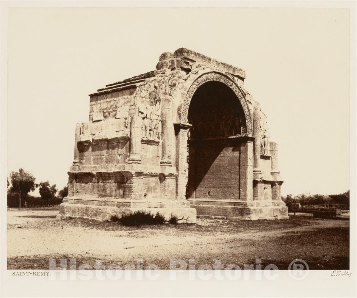 Photo Print : Édouard Baldus - Saint-Rémy 2 : Vintage Wall Art