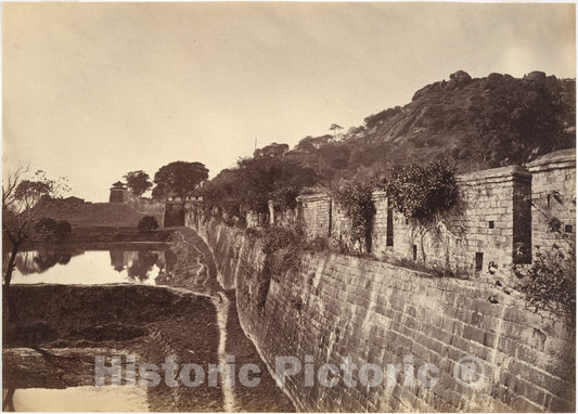Photo Print : Lai Fong - A Portion of The Citywall, Foochow : Vintage Wall Art