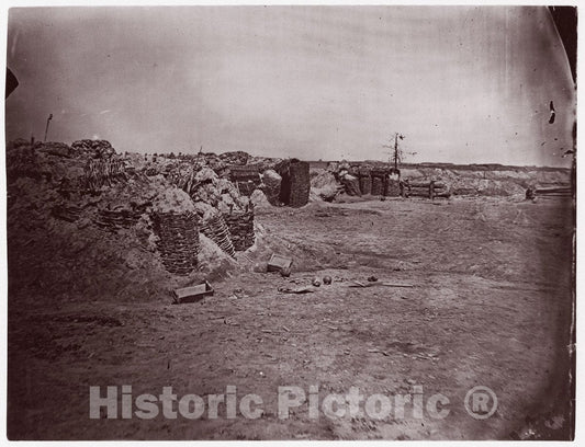 Photo Print : Timothy H. O'sullivan - in Front of Petersburg : Vintage Wall Art