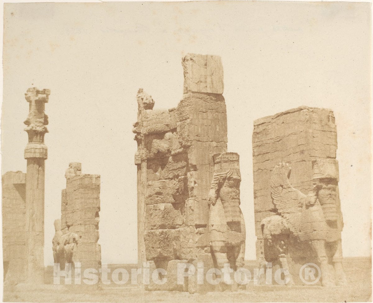 Photo Print : Luigi Pesce - L'antica Porta d'ingrezza a Persepolis : Vintage Wall Art