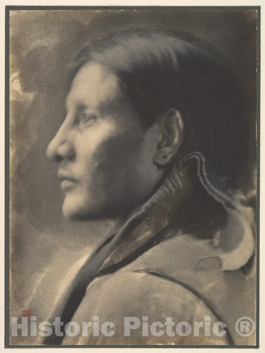 Photo Print : Joseph T. Keiley - Indian Head : Vintage Wall Art