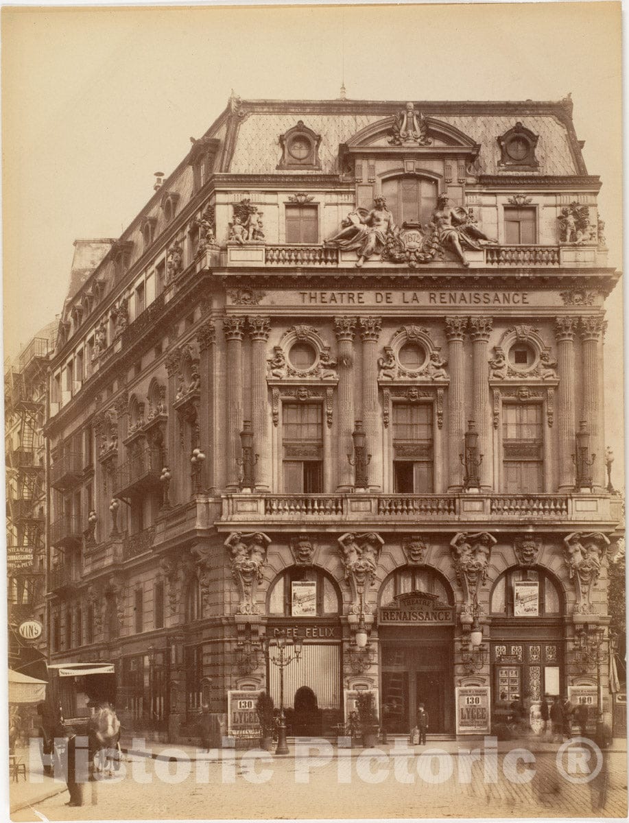 Photo Print : Theatre de la Renaissance : Vintage Wall Art