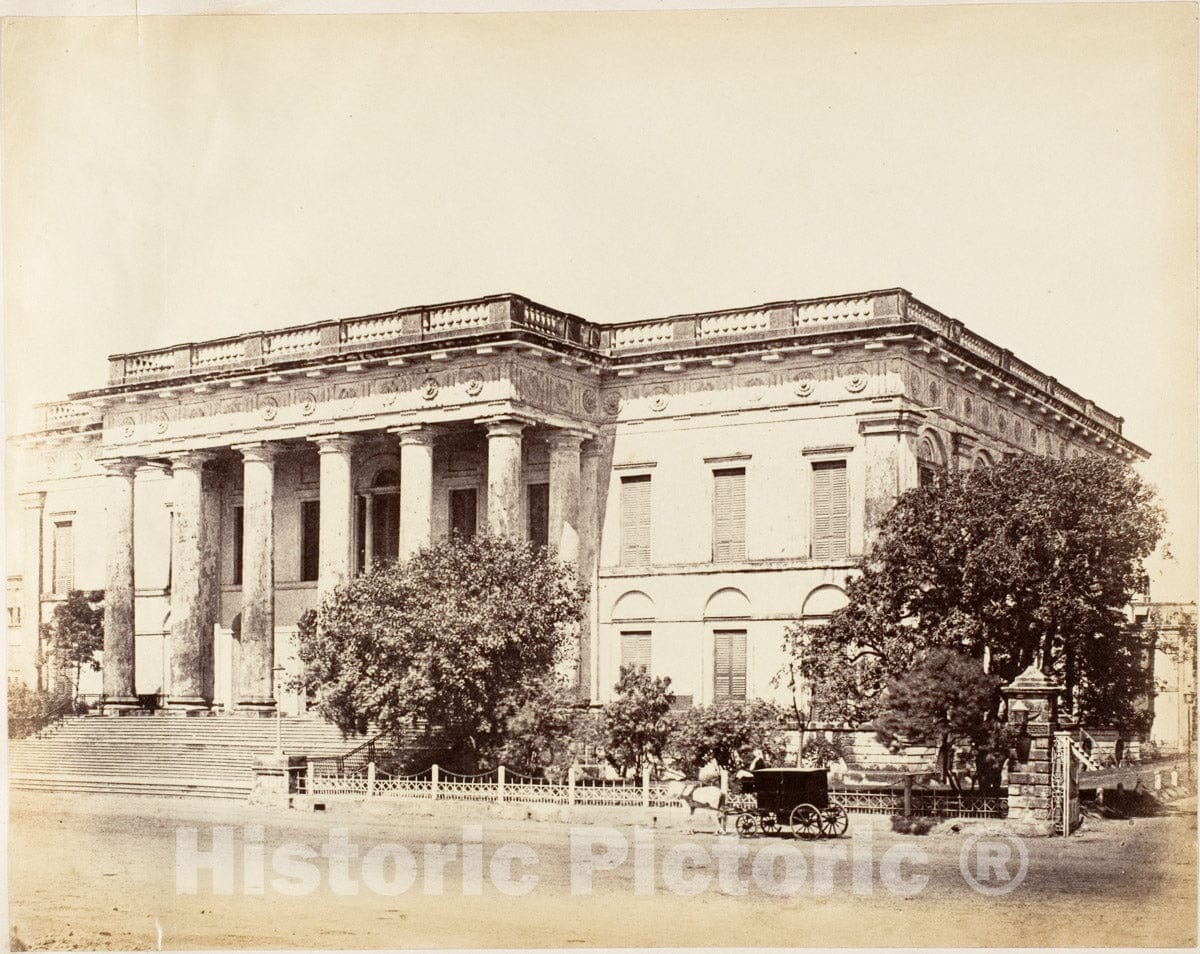 Photo Print : Captain R. B. Hill - Town Hall, Calcutta : Vintage Wall Art