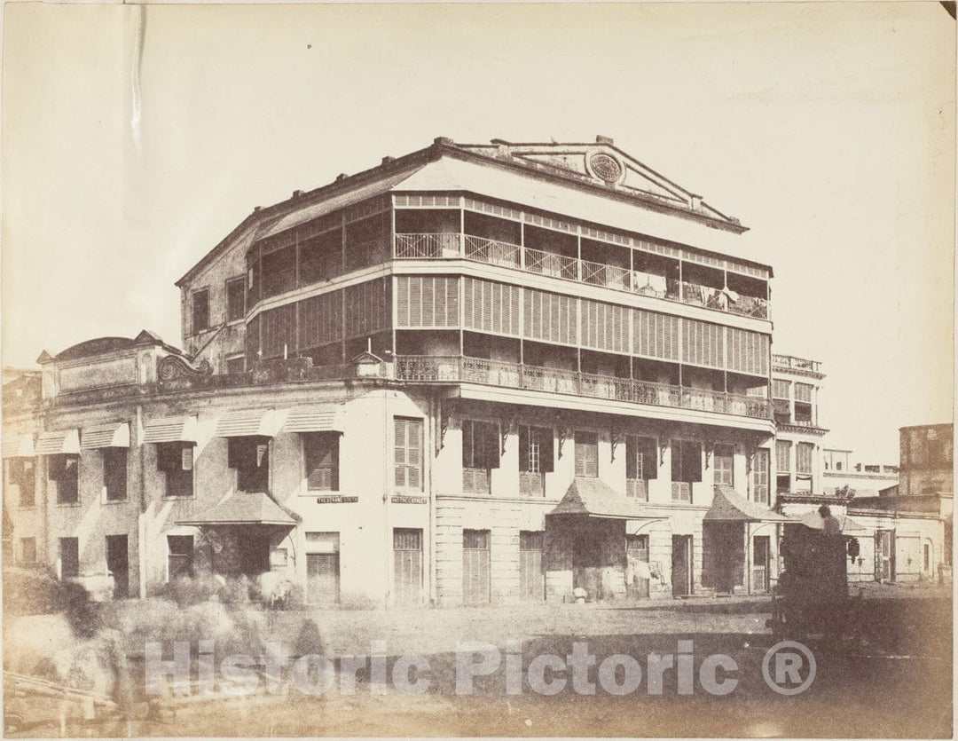 Photo Print : Captain R. B. Hill - Grindley and Company Building, Calcutta : Vintage Wall Art