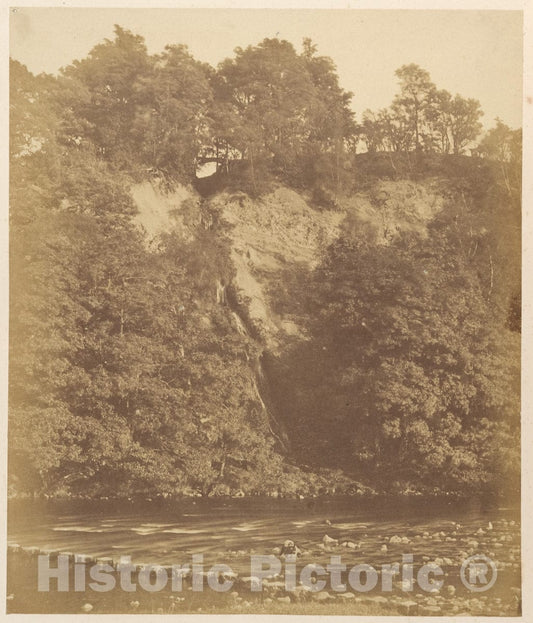 Photo Print : Joseph Cundall - Bolton Priory. The Stepping Stones : Vintage Wall Art