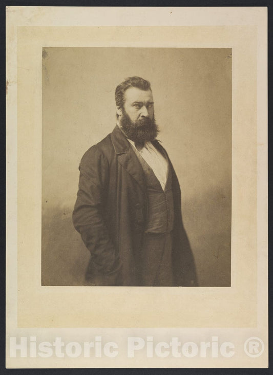 Photo Print : Nadar - Jean-Francois Millet : Vintage Wall Art