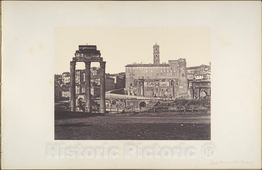 Photo Print : Eugène Constant - Campo Vaccino (Foro Romano) : Vintage Wall Art
