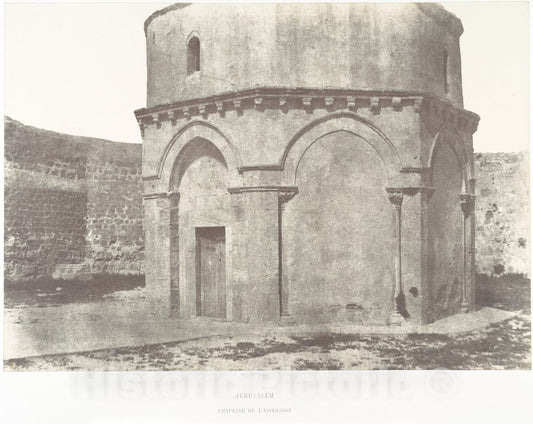 Photo Print : Auguste Salzmann - Jérusalem, Chapelle de l'Ascension : Vintage Wall Art