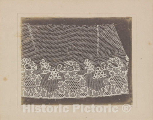 Art Print : William Henry Fox Talbot - Lace : Vintage Wall Art