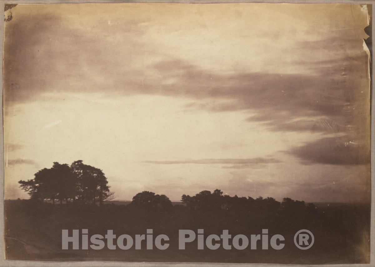 Photo Print : Roger Fenton - Landscape with Clouds : Vintage Wall Art