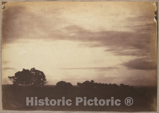 Photo Print : Roger Fenton - Landscape with Clouds : Vintage Wall Art