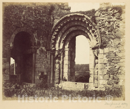 Photo Print : Alfred Capel Cure - Haughmond Abbey : Vintage Wall Art