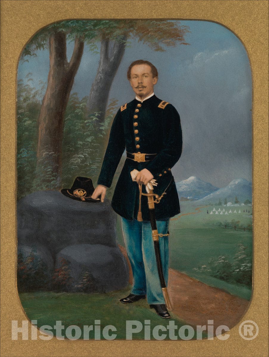 Photo Print : Union Army Officer - Artist Unknown : Vintage Wall Art