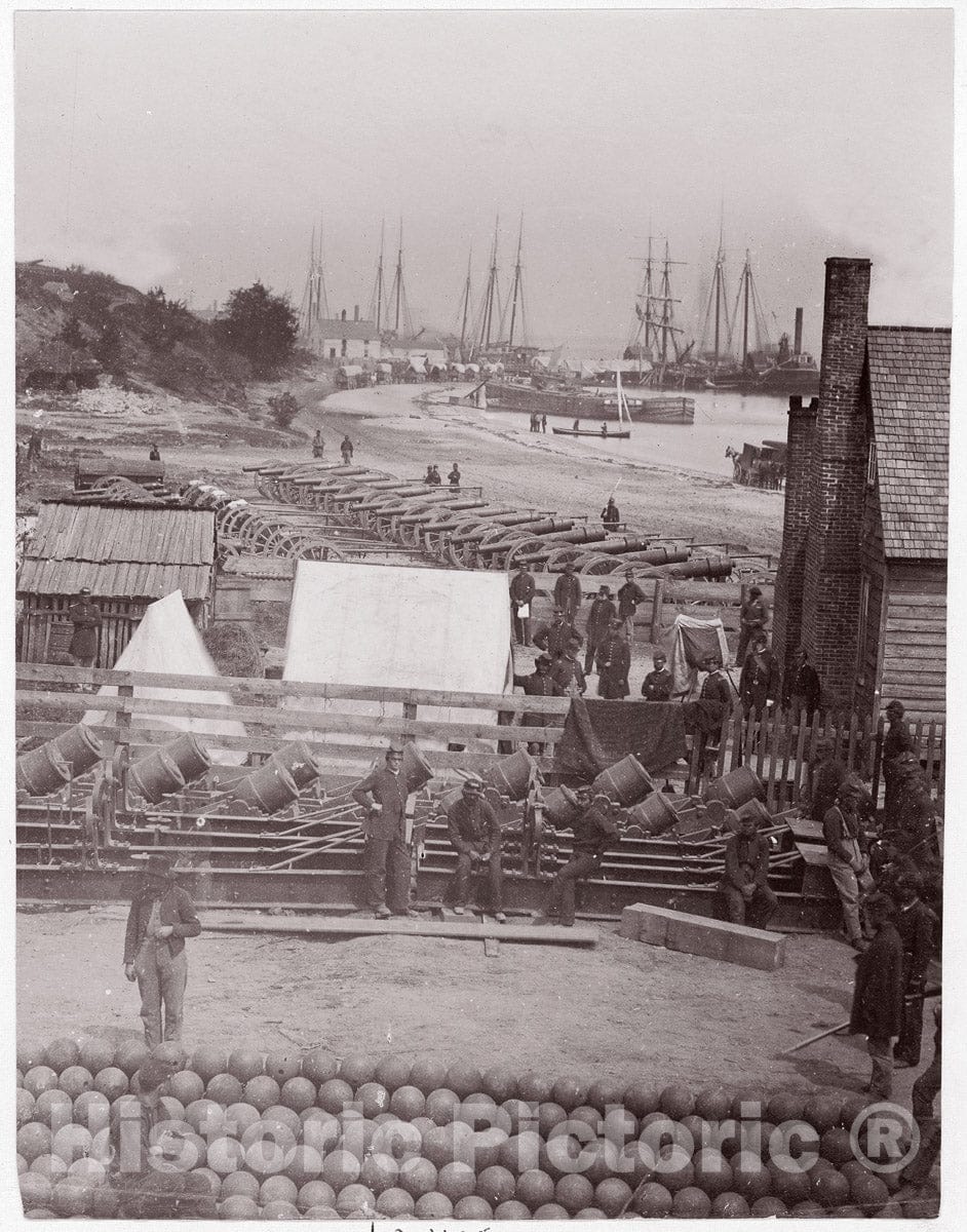 Photo Print : James F. Gibson - Yorktown Landing : Vintage Wall Art