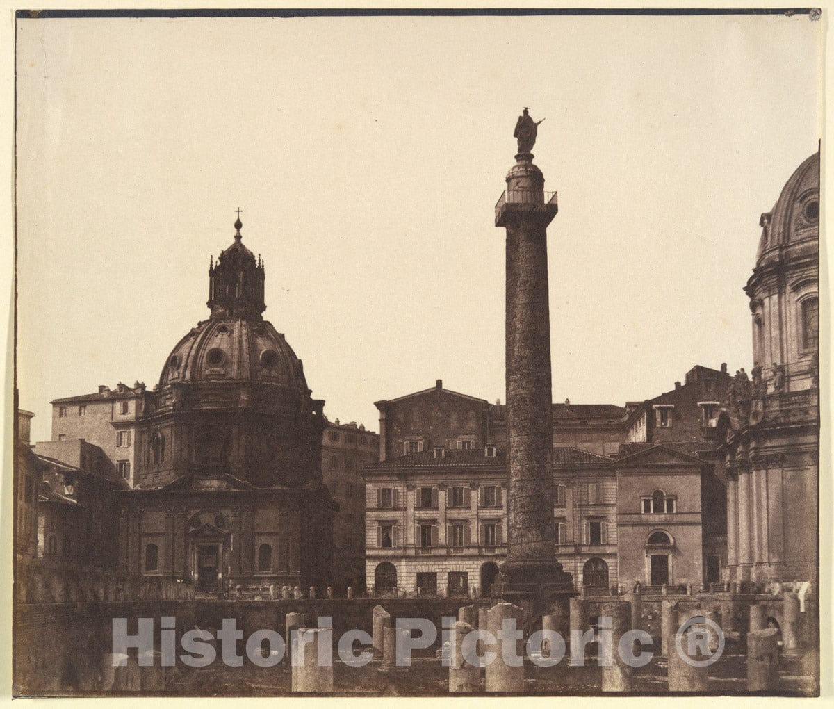 Photo Print : Antonine Column, Rome : Vintage Wall Art