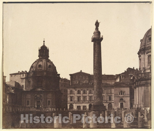 Photo Print : Antonine Column, Rome : Vintage Wall Art