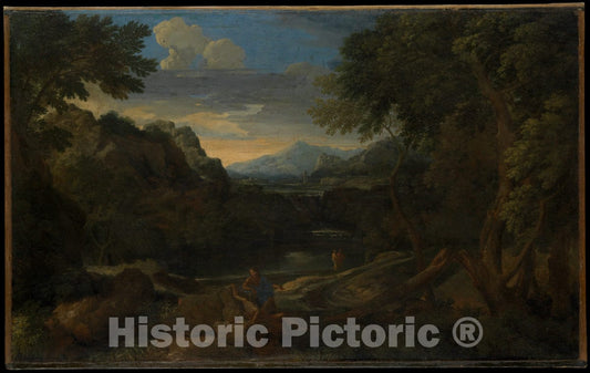 Art Print : Gaspard Dughet - Imaginary Landscape : Vintage Wall Art
