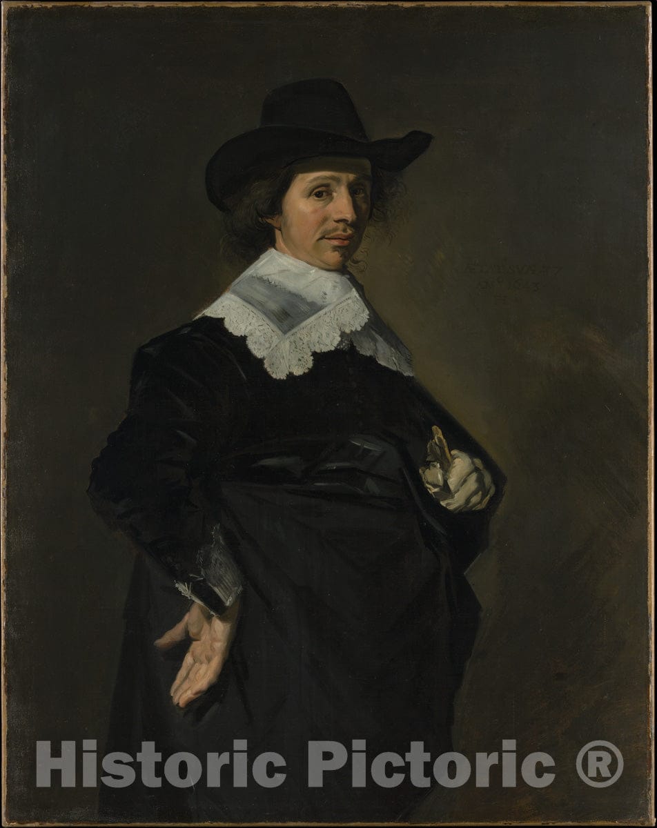 Art Print : Frans Hals - Paulus Verschuur (1606–1667) : Vintage Wall Art