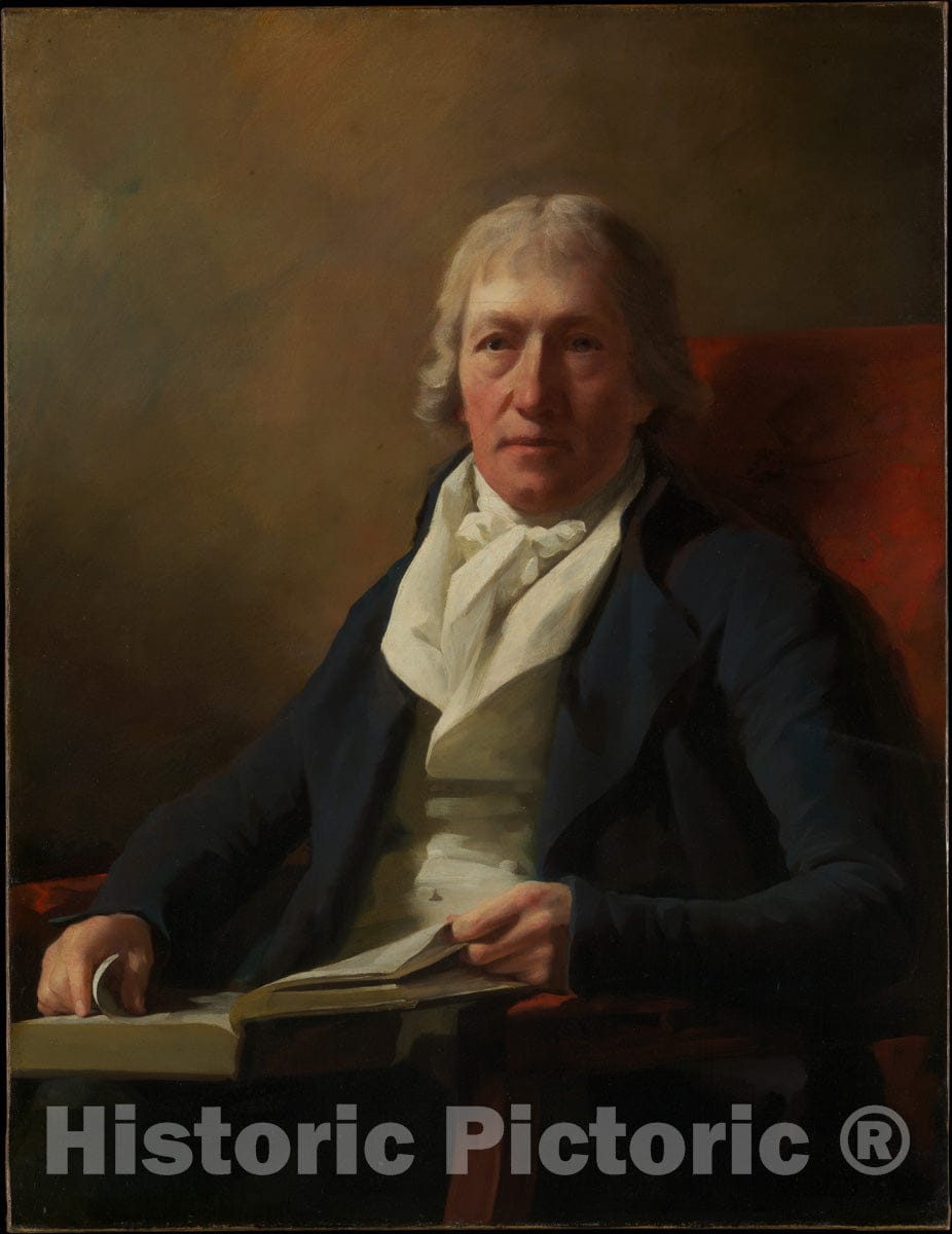 Art Print : Sir Henry Raeburn - James Johnston of Straiton (Died 1841) : Vintage Wall Art