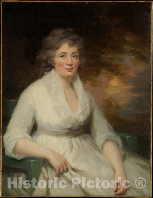 Art Print : Sir Henry Raeburn - Janet Law : Vintage Wall Art