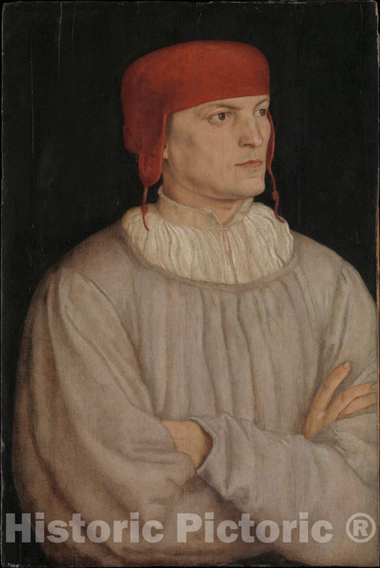 Art Print : Barthel Beham - Chancellor Leonhard von ECK (1480–1550) : Vintage Wall Art