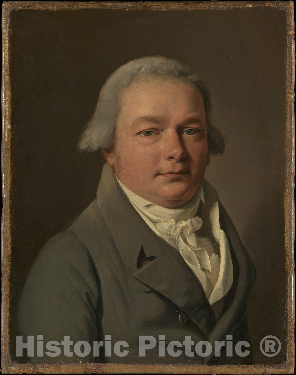 Art Print : Louis Léopold Boilly - Portrait of a Man : Vintage Wall Art