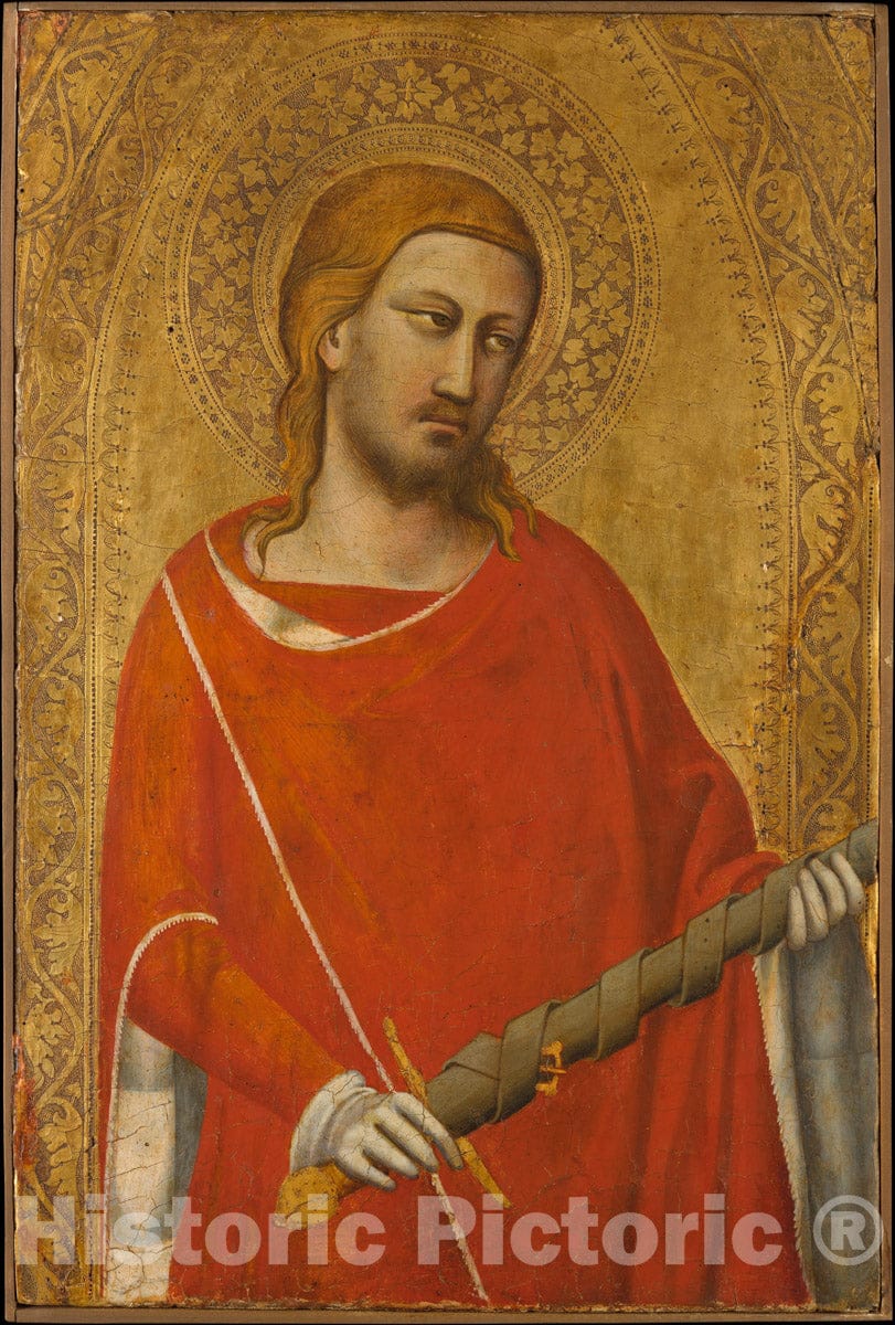 Art Print : Taddeo Gaddi - Saint Julian : Vintage Wall Art