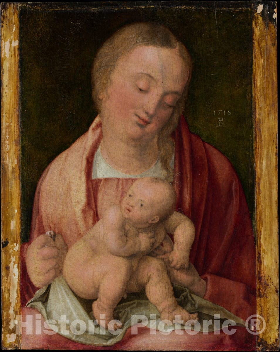 Art Print : Albrecht Dürer - Virgin and Child : Vintage Wall Art