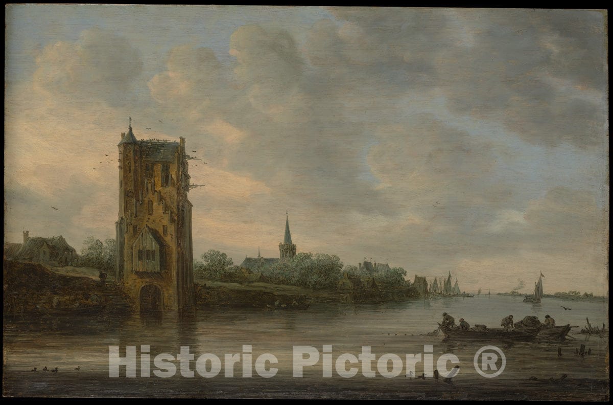 Art Print : Jan Van Goyen - The Pelkus Gate Near Utrecht : Vintage Wall Art