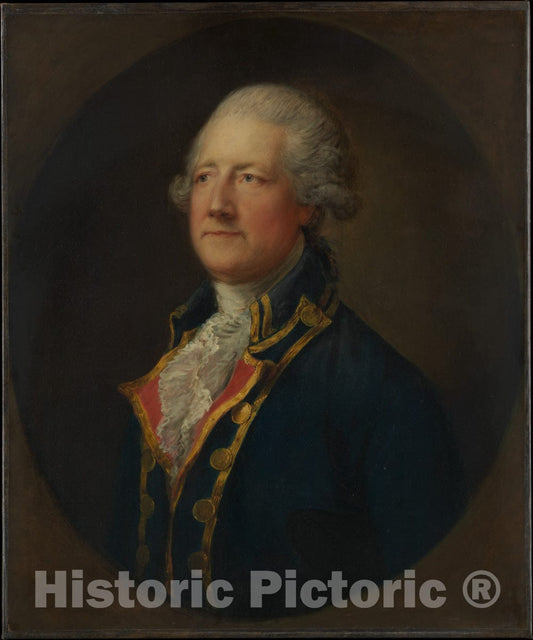 Art Print : Thomas Gainsborough - John Hobart (1723–1793), 2nd Earl of Buckinghamshire : Vintage Wall Art