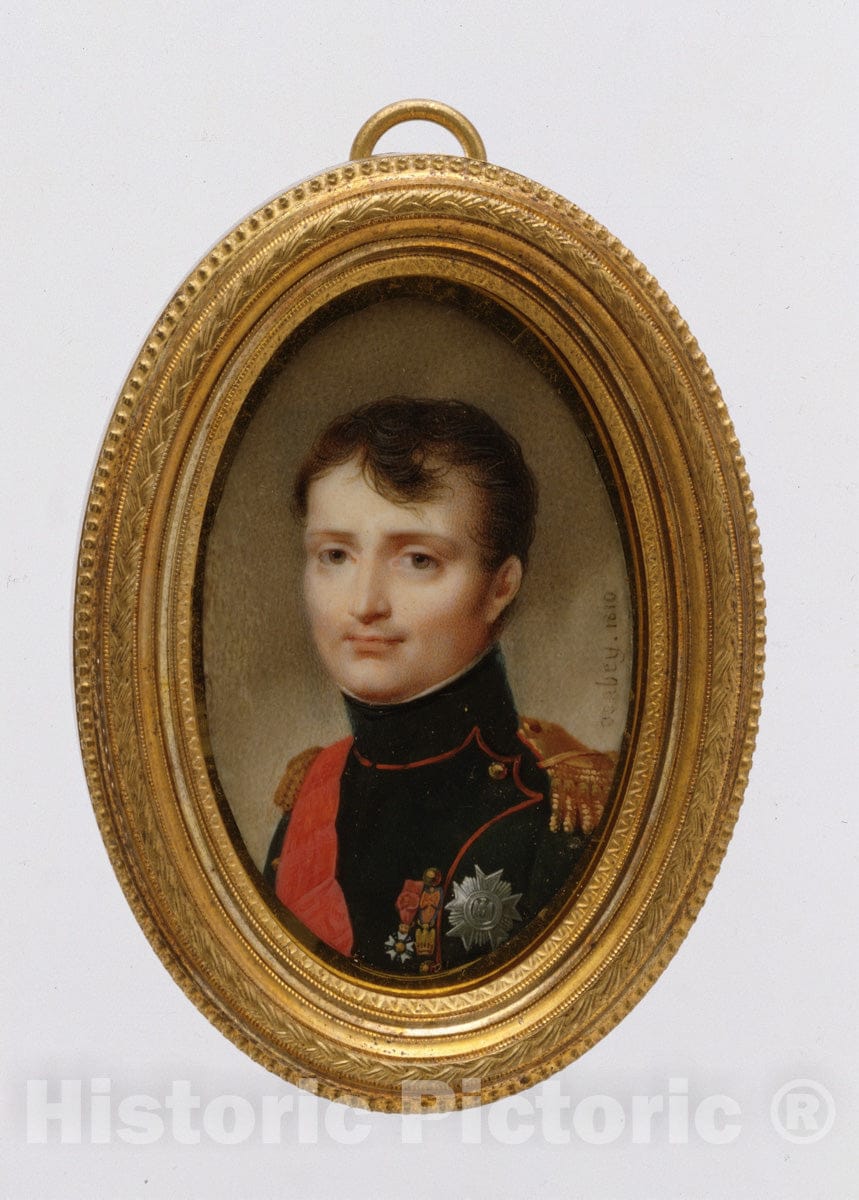 Art Print : Jean-Baptiste Isabey - Napoléon I (1769–1821) 1 : Vintage Wall Art