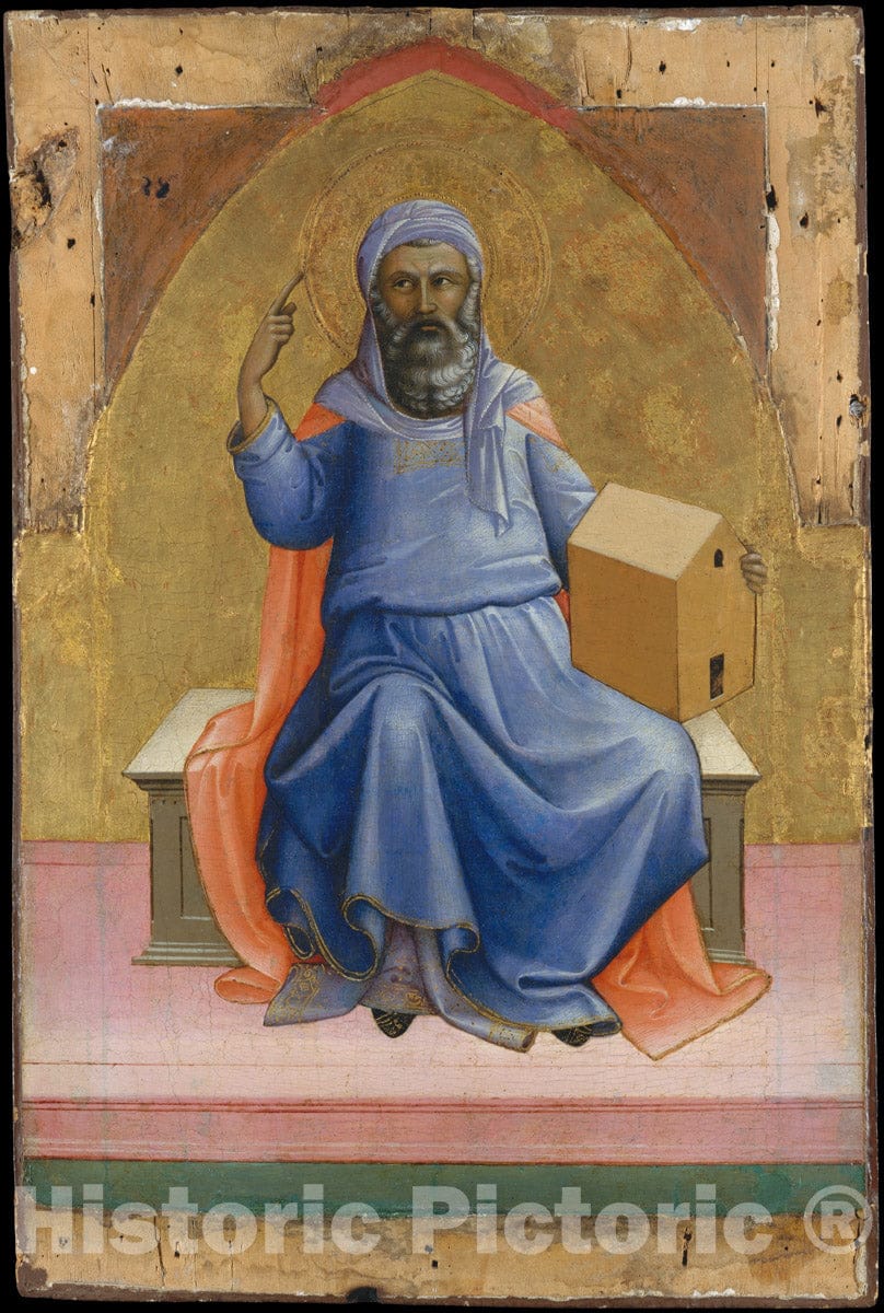 Art Print : Lorenzo Monaco (Piero di Giovanni) - Noah : Vintage Wall Art