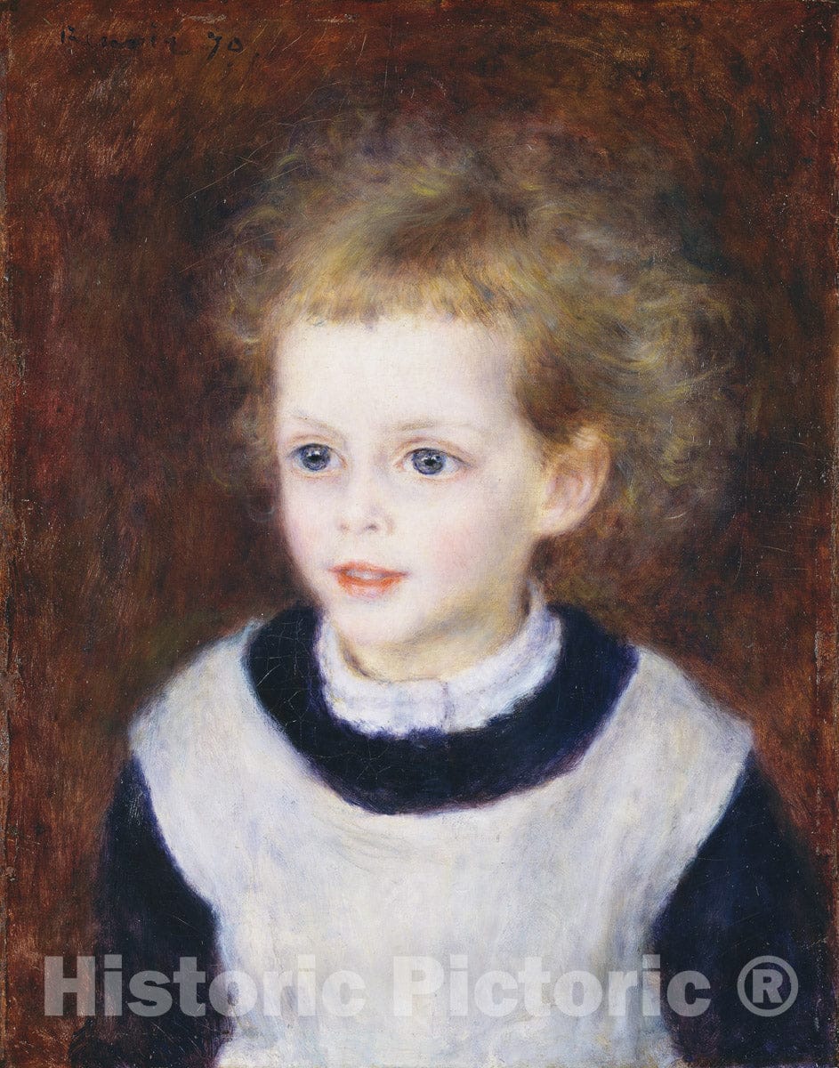 Art Print : Auguste Renoir - Marguerite-Thérèse (Margot) Berard (1874–1956) : Vintage Wall Art