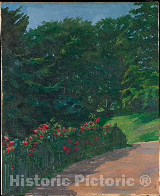 Art Print : Wilhelm Trübner - Landscape : Vintage Wall Art