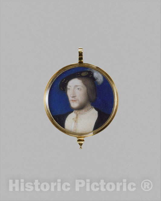Art Print : Jean Clouet - Charles de Cossé (1506–1563), Count of Brissac : Vintage Wall Art