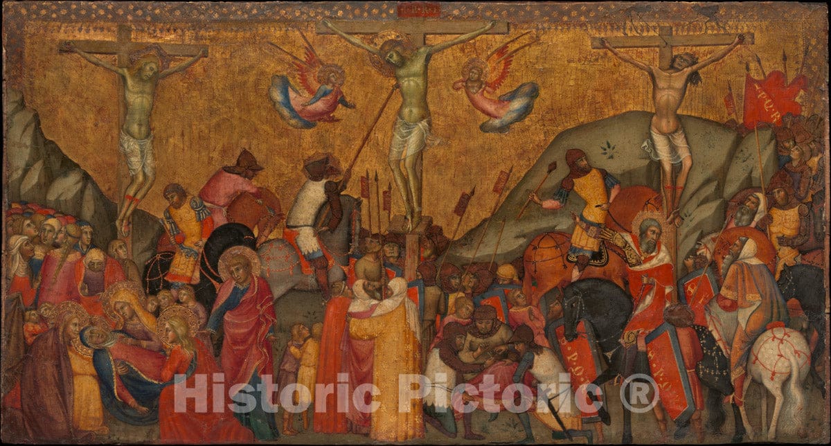 Art Print : Andrea di Bartolo - The Crucifixion : Vintage Wall Art