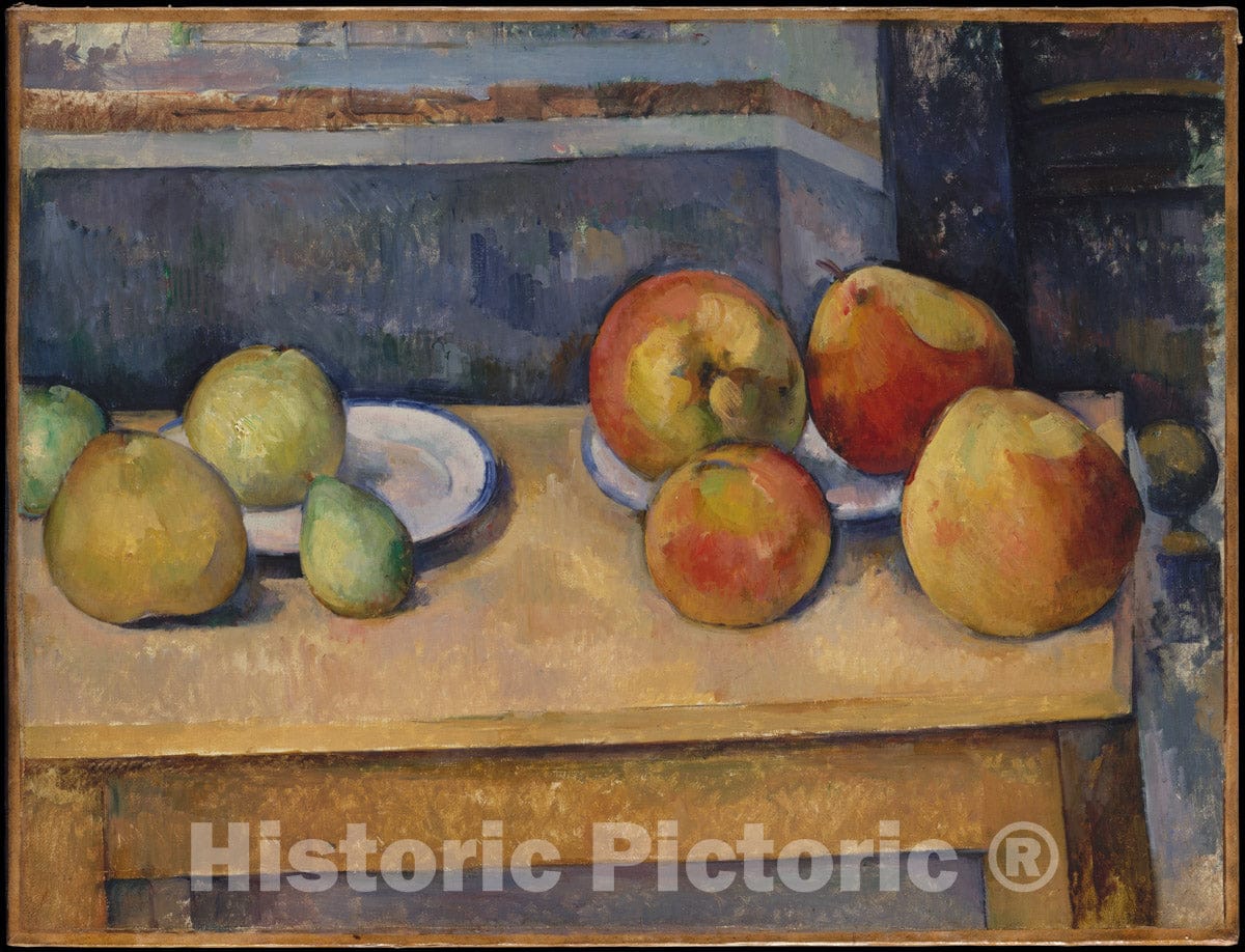 Art Print : Paul Cézanne - Still Life with Apples and Pears : Vintage Wall Art