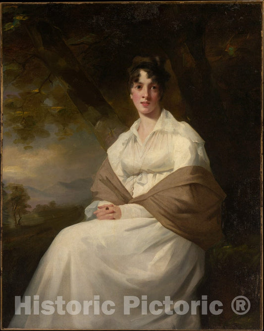 Art Print : Sir Henry Raeburn - Lady Maitland (Catherine Connor, Died 1865) : Vintage Wall Art