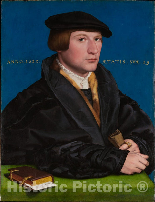 Art Print : Hans Holbein The Younger - Hermann von Wedigh III (Died 1560) : Vintage Wall Art