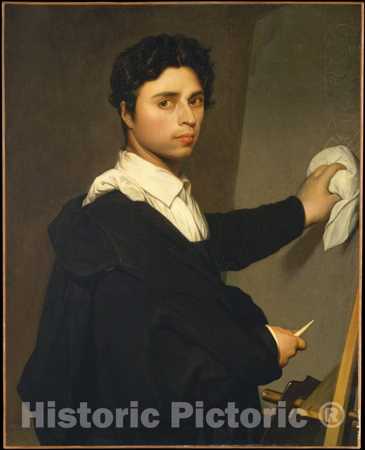 Art Print : Madame Gustave Héquet - Ingres (1780–1867) as a Young Man : Vintage Wall Art