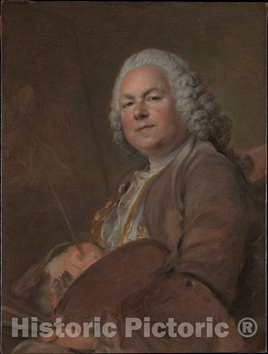 Art Print : Louis Tocqué - Jean Marc Nattier (1685–1766) : Vintage Wall Art