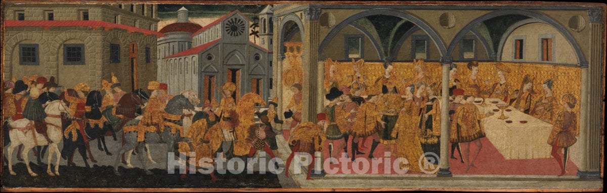 Art Print : Marco del Buono Giamberti - The Story of Esther : Vintage Wall Art