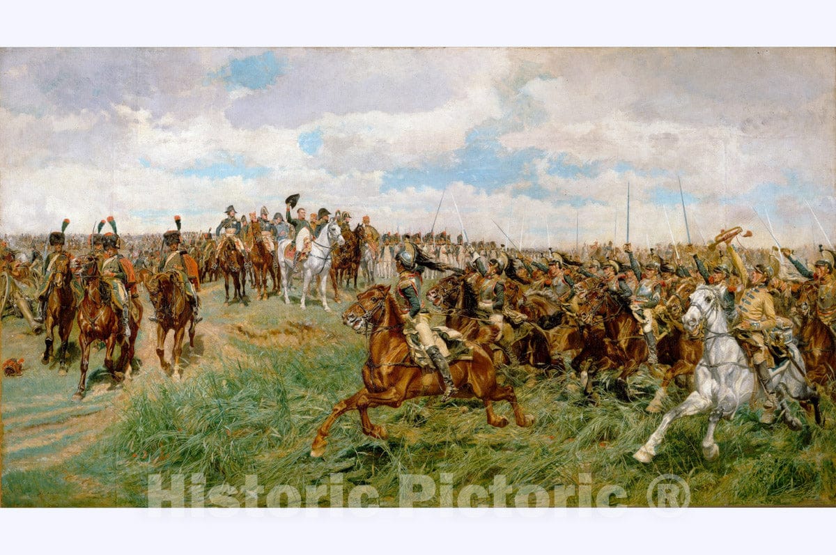 Art Print : Ernest Meissonier - 1807, Friedland : Vintage Wall Art